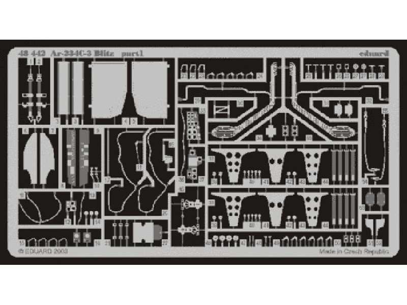 Ar 234C-3 Blitz 1/48 - Revell - blaszki - zdjęcie 1 Ar 234C-3 Blitz 1/48 - Revell - blaszki - zdjęcie 1