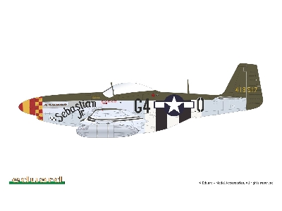 P-51D-5 "357th FG" 1/72 - EDUARD - zdjęcie 2