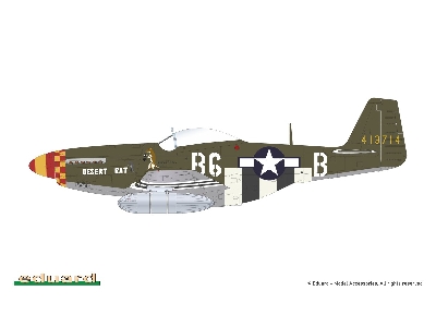 P-51D-5 "357th FG" 1/72 - EDUARD - zdjęcie 4