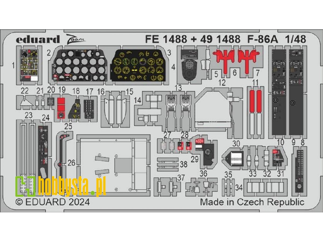 F-86A 1/48 - CLEAR PROP - zdjęcie 1