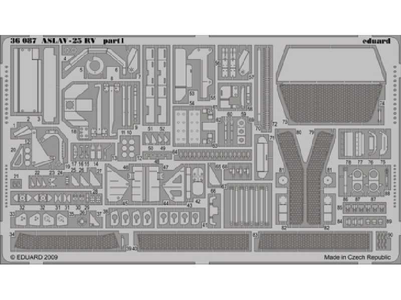  ASLAV-25 RV 1/35 - Trumpeter - blaszki - zdjęcie 1