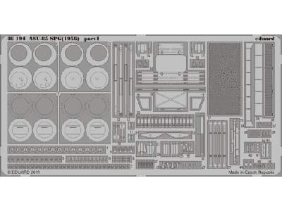  ASU-85 SPG (1956) 1/35 - Trumpeter - blaszki - zdjęcie 1