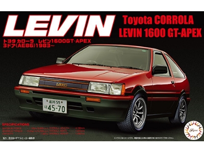 Toyota Corolla Levin 1600 Gt-apex Ae86 (1983) - zdjęcie 1
