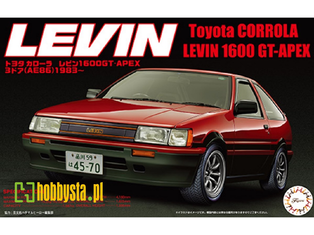 Toyota Corolla Levin 1600 Gt-apex Ae86 (1983) - zdjęcie 1 Toyota Corolla Levin 1600 Gt-apex Ae86 (1983) - zdjęcie 1