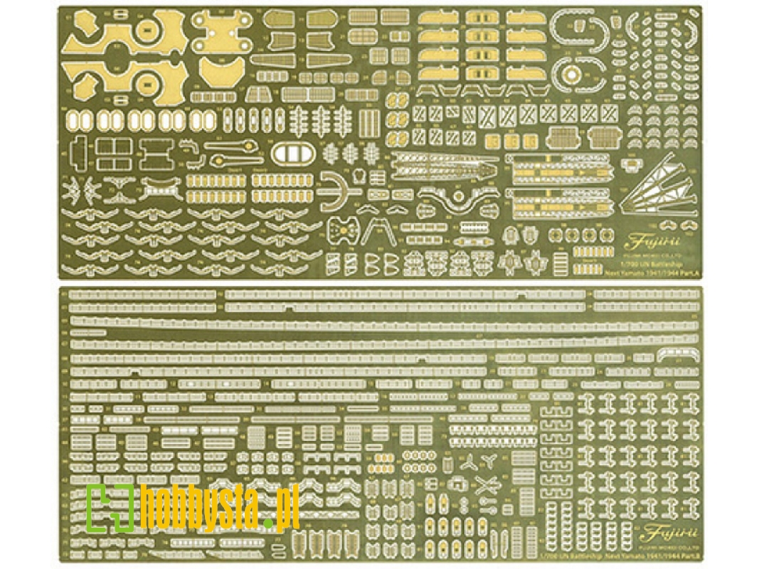 Ijn Battleship Musashi - Photo-etched Parts (G-up No.111) - zdjęcie 1 Ijn Battleship Musashi - Photo-etched Parts (G-up No.111) - zdjęcie 1