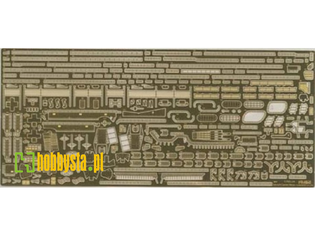 Photo-etched Parts For Ijn Aircraft Carrier Hiryu With 2 Pieces 25mm Machine Canonns (Toku-56 Ex-101) - zdjęcie 1 Photo-etched Parts For Ijn Aircraft Carrier Hiryu With 2 Pieces 25mm Machine Canonns (Toku-56 Ex-101) - zdjęcie 1