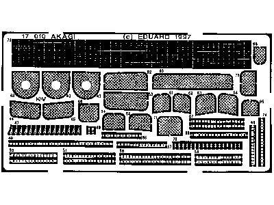  Akagi 1/700 - Hasegawa - blaszki - zdjęcie 3