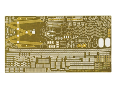Ijn Battleship Yamato - Full Hull Model Special Version With Photo-etched Parts (Kg-1 Ex-2) - zdjęcie 3