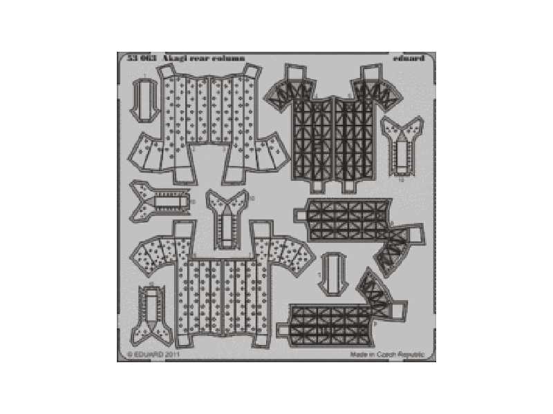 Akagi rear column 1/350 - Hasegawa - blaszki - zdjęcie 1 Akagi rear column 1/350 - Hasegawa - blaszki - zdjęcie 1