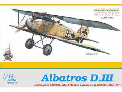  Albatros D. III 1/48 - samolot - zdjęcie 1