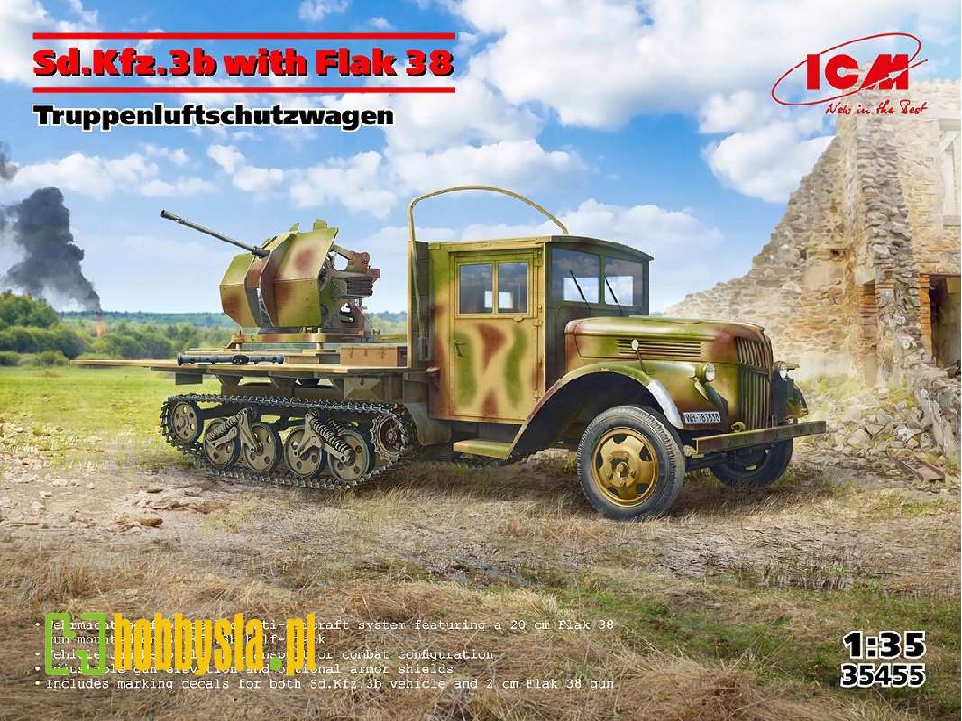 Sd.Kfz.3b With Flak 38 - zdjęcie 1 Sd.Kfz.3b With Flak 38 - zdjęcie 1