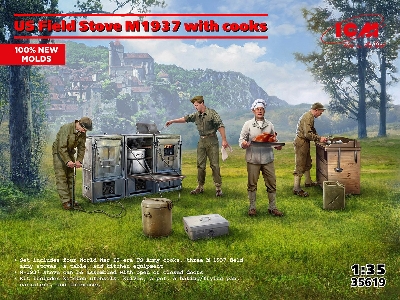 Us Field Stove M1937 With Cooks - zdjęcie 1