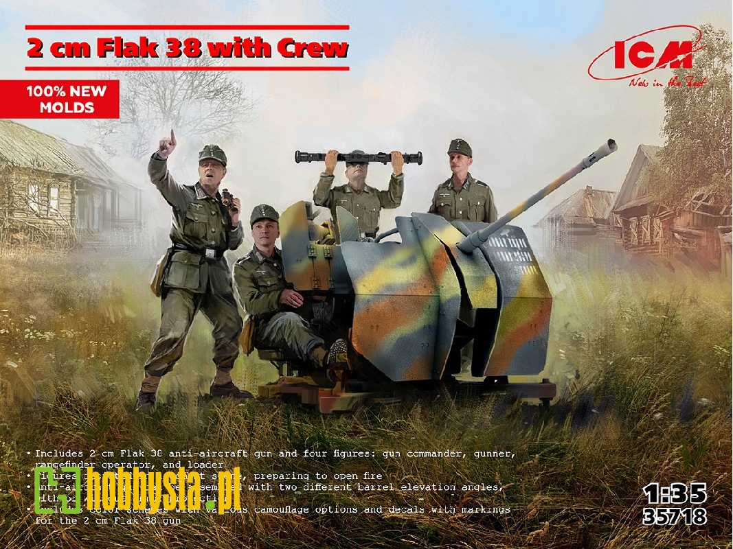 2 Cm Flak 38 With Crew - zdjęcie 1 2 Cm Flak 38 With Crew - zdjęcie 1