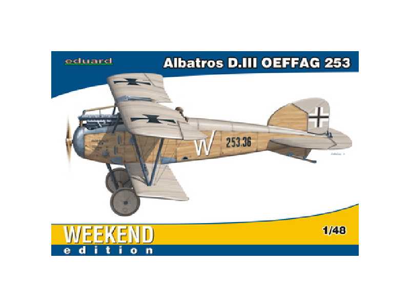  Albatros D. III OEFFAG 253 1/48 - samolot - zdjęcie 1