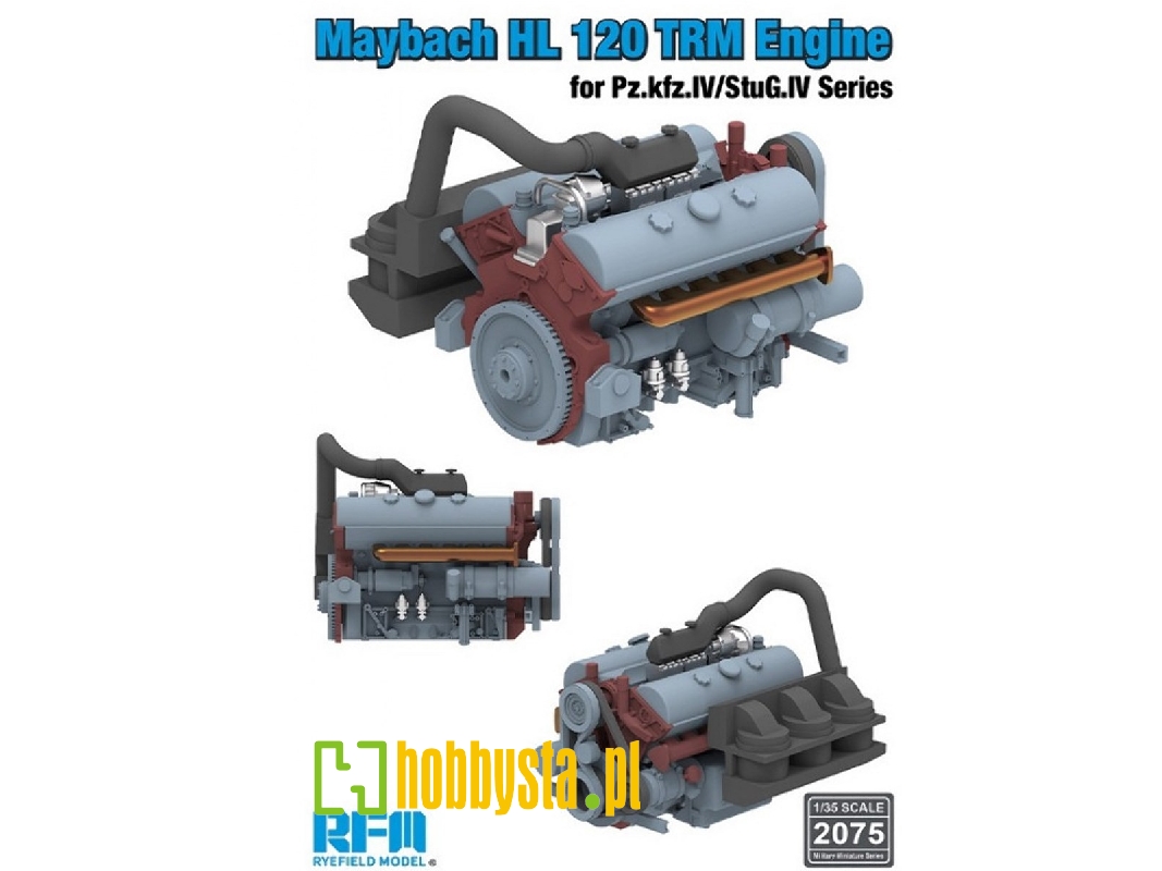 Maybach Hl 120 Trm Engine For Pz.Kpfw.Iv / Stug.Iv Series - zdjęcie 1 Maybach Hl 120 Trm Engine For Pz.Kpfw.Iv / Stug.Iv Series - zdjęcie 1
