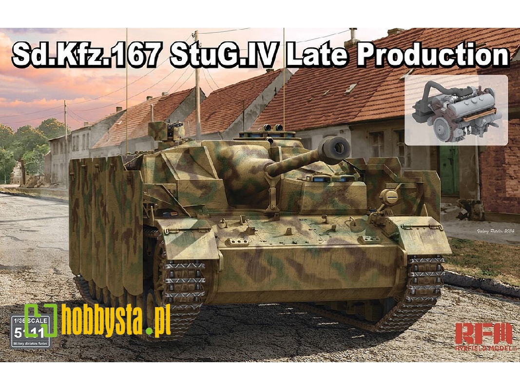 Sd.Kfz.167 Stug.Iv Late Production With Engine & Workable Tracks - zdjęcie 1 Sd.Kfz.167 Stug.Iv Late Production With Engine & Workable Tracks - zdjęcie 1