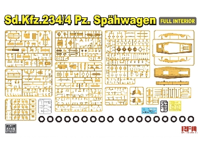 Sd.Kfz.234/4 Pz.SpĂ¤hwagen With Full Interior - zdjÄ™cie 4
