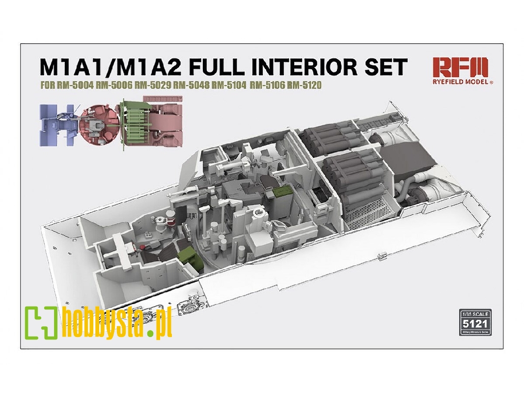 M1a1/M1a2 Abrams Tank Full Interior Set (Without Tank Kit) - zdjęcie 1 M1a1/M1a2 Abrams Tank Full Interior Set (Without Tank Kit) - zdjęcie 1