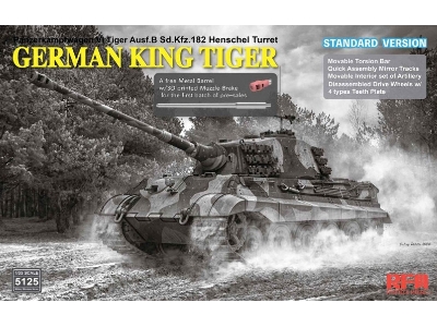 Sd.Kfz.182 King Tiger Henschel Turret - Standard Version - zdjęcie 1