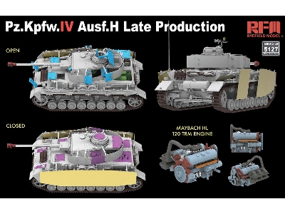 Pz.Kpfw.Iv Ausf.H Late Production With Workable Tracks - zdjęcie 3