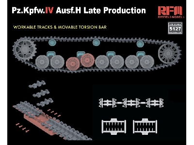 Pz.Kpfw.Iv Ausf.H Late Production With Workable Tracks - zdjęcie 5