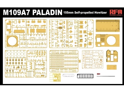 M109a7 Paladin 155 Mm Self-propelled Howitzer With Workable Tracks - zdjęcie 4