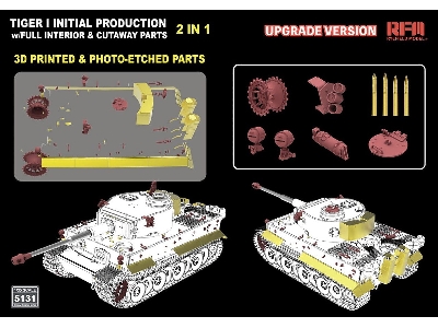 Tiger I Initial Production (Early 1943) With Full Interior Updated Version - zdjęcie 3