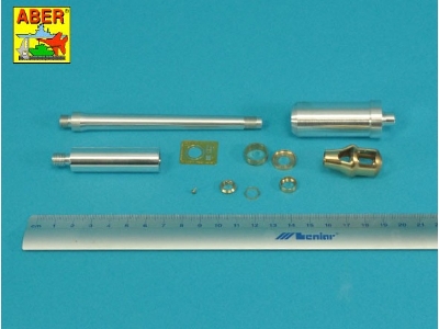 Lufa 8,8 cm KwK 36/56 do Tiger I z wczesna (Andy`s Hobby/Takom) - zdjęcie 2