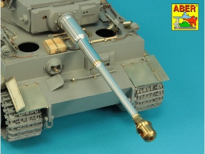 Lufa 8,8 cm KwK 36/56 do Tiger I z wczesna (Andy`s Hobby/Takom) - zdjęcie 5