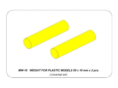 Dociążenie do plastikowych modeli 50 x 10mm x 2 szt. - zdjęcie 8