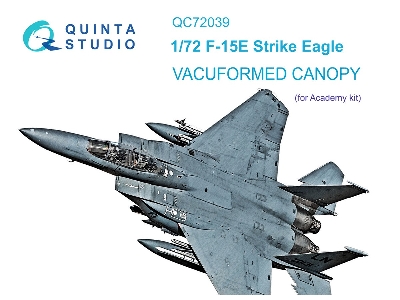 Mcdonnel Douglas F-15 E Strike Eagle - Vacuumed Clear Canopy (For Academy Kits) - zdjęcie 2