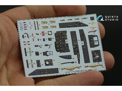 Messerschmitt Me 262 B1a / U1- 3d-printed & Coloured Interior (For Trumepter Kits) - zdjęcie 4