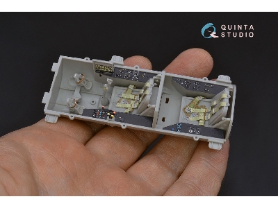 Messerschmitt Me 262 B1a / U1- 3d-printed & Coloured Interior (For Trumepter Kits) - zdjęcie 7