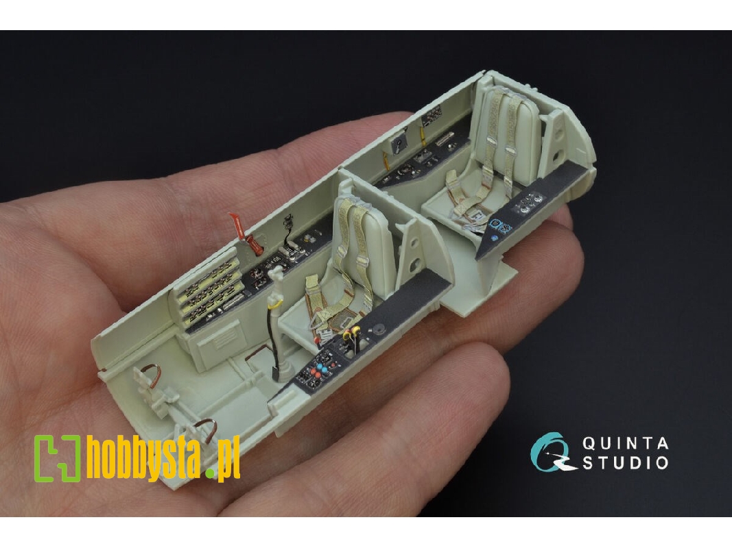 Messerschmitt Me 262 B1a / U1 - 3d-printed & Coloured Interior (For Revell Kits) - zdjęcie 1 Messerschmitt Me 262 B1a / U1 - 3d-printed & Coloured Interior (For Revell Kits) - zdjęcie 1