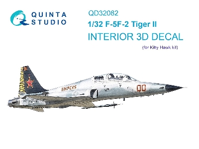 Norhtrop F-5f-2 Tiger Ii - 3d-printed & Coloured Interior (For Kitty Hawk Kits) - zdjęcie 2