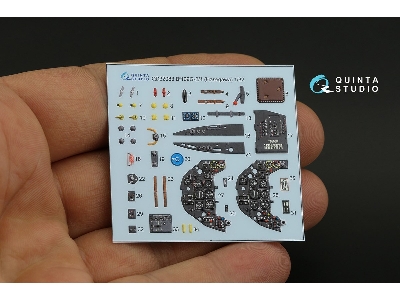 Messerschmitt Bf 109 G-2 / G-4 - 3d-printed & Coloured Interior (For Hasegawa Kits) - zdjęcie 5