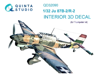 Junkers Ju-87 B-2 / R-2- 3d-printed & Coloured Interior (For Trumpeter Kits) - zdjęcie 2