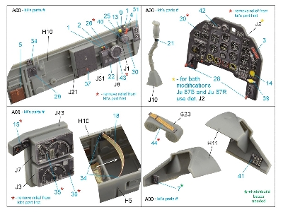 Junkers Ju-87 B-2 / R-2- 3d-printed & Coloured Interior (For Trumpeter Kits) - zdjęcie 11