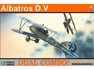  Albatros D. V DUAL COMBO 1/72 - samolot - zdjęcie 1