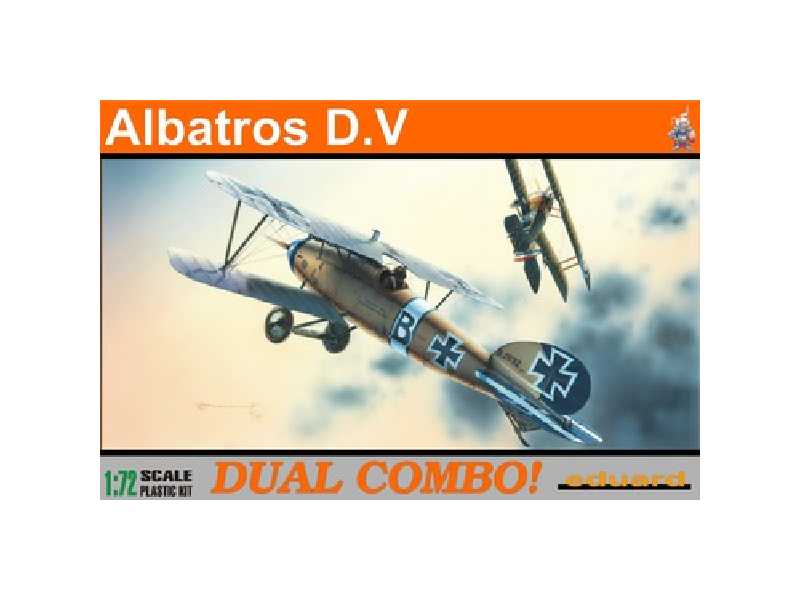  Albatros D. V DUAL COMBO 1/72 - samolot - zdjęcie 1