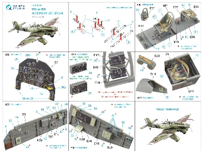 Junkers Ju-87 A- 3d-printed & Coloured Interior (For Trumpeter Kits) - zdjęcie 11