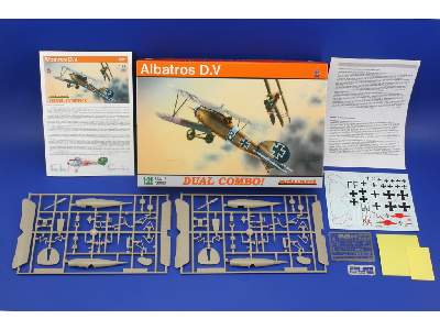  Albatros D. V DUAL COMBO 1/72 - samolot - zdjęcie 2