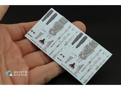 Sukhoi Su-30sm Flanker-c - 3d-printed & Coloured Interior (For Trumpeter Su-30mkk Kits) - zdjęcie 7