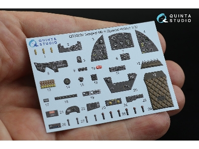 Hawker Tempest Mk.Ii - 3d-printed & Coloured Interior (For Special Hobby And Revell Kits) - zdjęcie 4