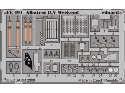  Albatros D. V Weekend 1/48 - Eduard - blaszki - zdjęcie 1