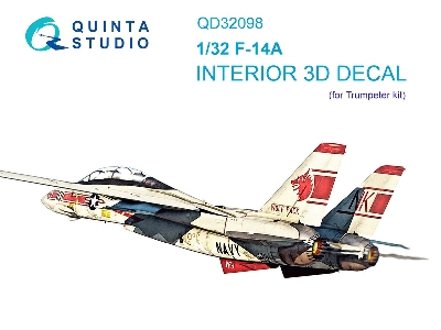 Grumman F-14 A Tomcat - 3d-printed & Coloured Interior (For Trumpeter Kits) - zdjęcie 2