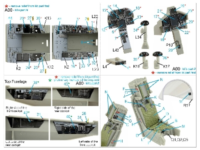 Boeing F/A-18 F Late And Ea-18 G - 3d-printed & Coloured Interior (For Trumpeter Kits) - zdjęcie 13