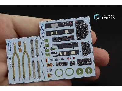 North American T-6 G Texan - 3d-printed & Coloured Interior (For Kitty Hawk Kits) - zdjęcie 4