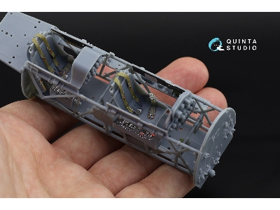 North American T-6 G Texan - 3d-printed & Coloured Interior (For Kitty Hawk Kits) - zdjęcie 11
