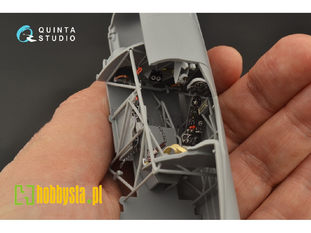 Fiat Cr.42 Falco 3d-printed & Coloured Interior (For Icm Kits) - zdjęcie 1 Fiat Cr.42 Falco 3d-printed & Coloured Interior (For Icm Kits) - zdjęcie 1